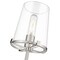 Z-Lite Callista 1 Light Wall Sconce, Polished Nickel & Clear 3032-1S-PN - alternate 7